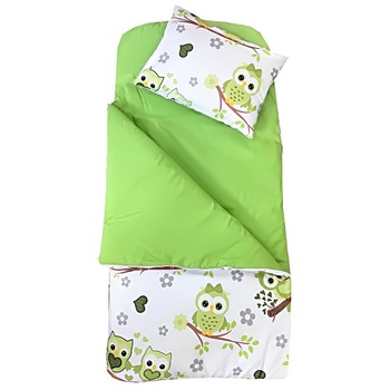 Sac de dormit buzunar de iarna 4 -9 ani Deseda Bufnite indragostite Sac de dormit buzunar de iarna 4 -9 ani Deseda Bufnite indragostite