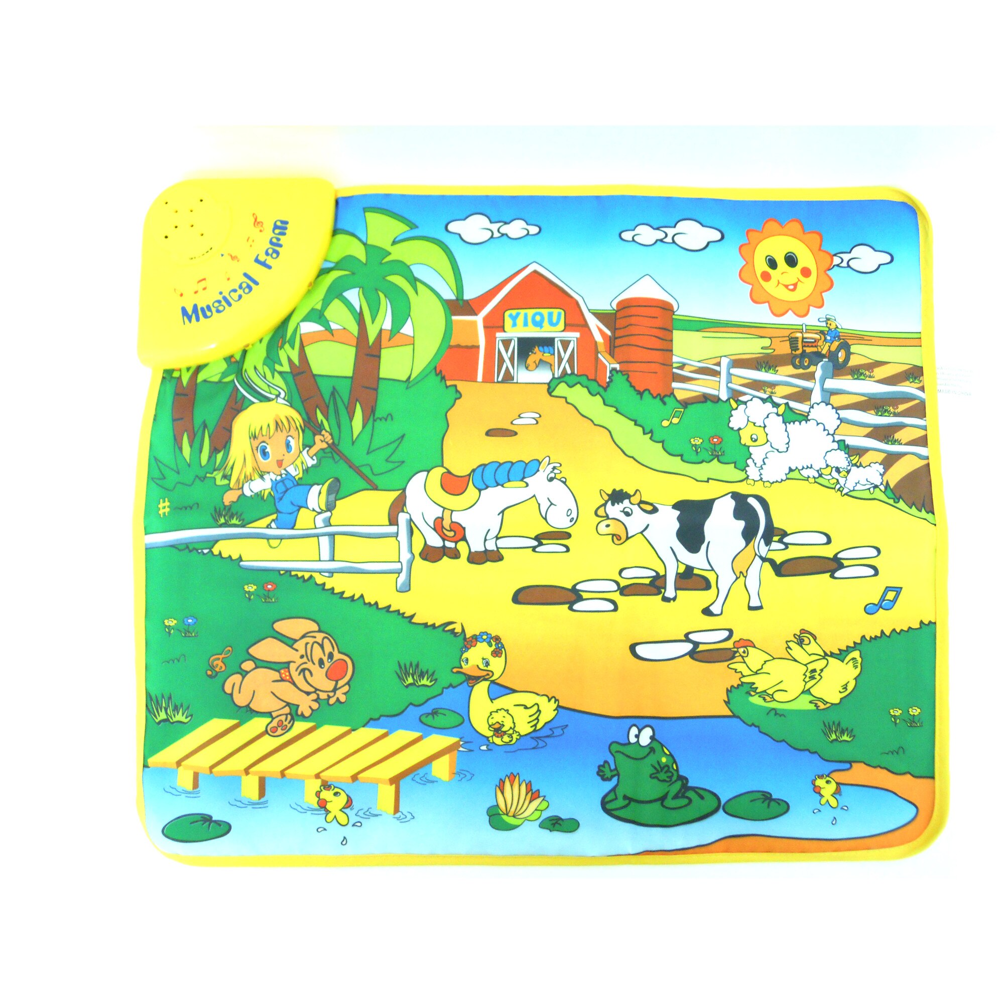 Covoras muzical, textil, multicolor SL143