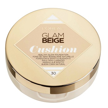 Fond de ten L'Oreal Glam Beige Cushion 30 Medium Light, 14.6 g Fond de ten L'Oreal Glam Beige Cushion 30 Medium Light, 14.6 g