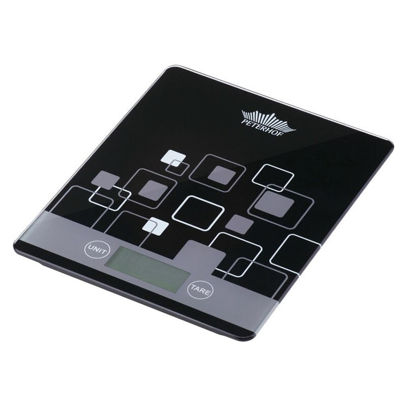 Cantar de bucatarie Peterhof PH-12894, 5 kg, afisaj LCD, negru