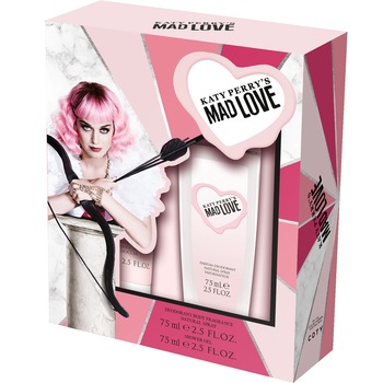 Set Katy Perry Mad Love, Femei: Deodorant natural spray, 75 ml + Gel de dus, 75 ml Set Katy Perry Mad Love, Femei: Deodorant natural spray, 75 ml + Gel de dus, 75 ml