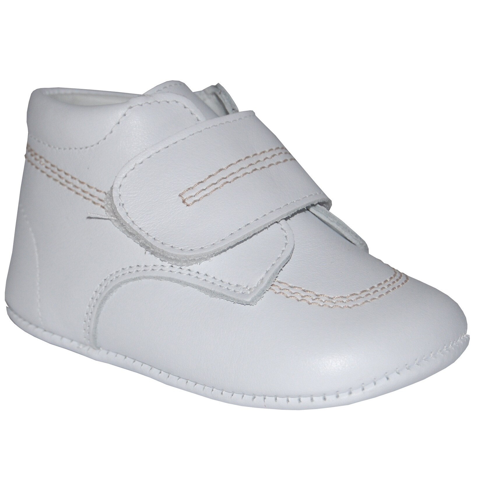 Ghete bebe A1929 din piele, Panyno, Alb