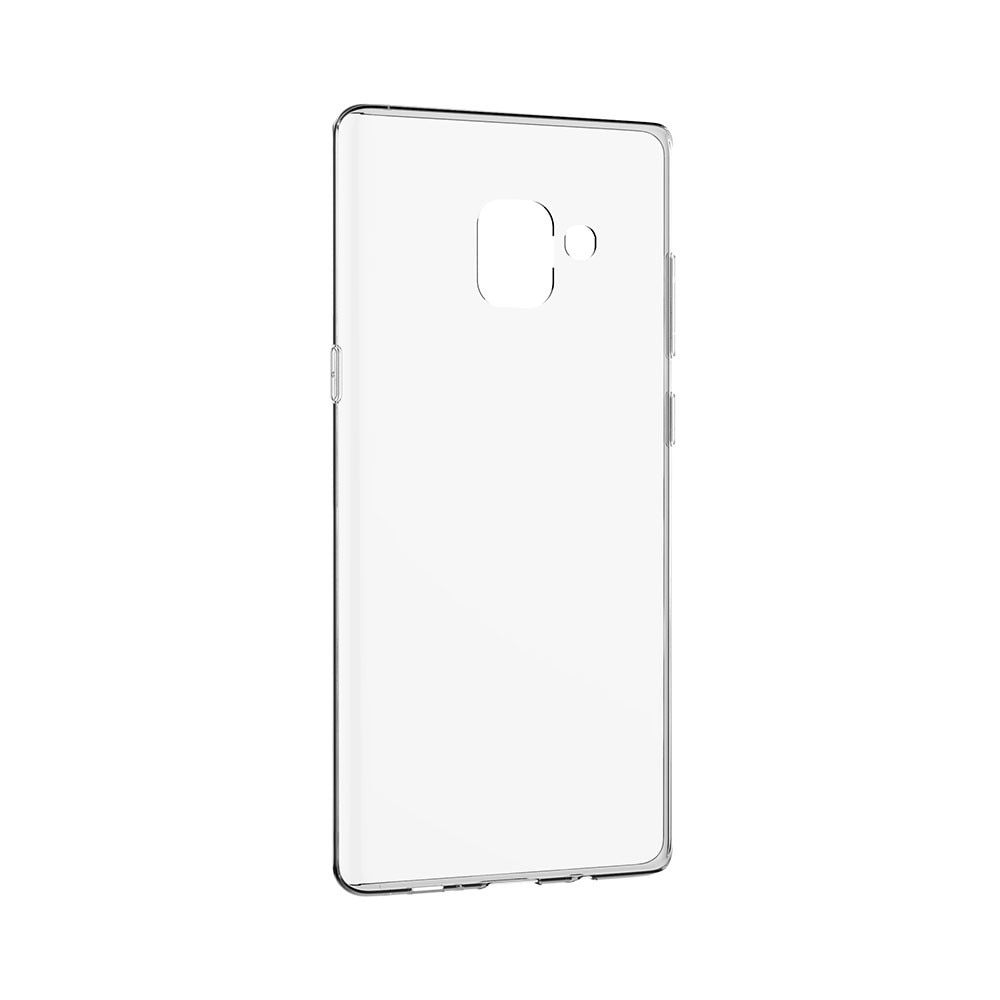 Husa Silicon Devia Naked pentru Samsung Galaxy A8 Plus 2018, Transparent