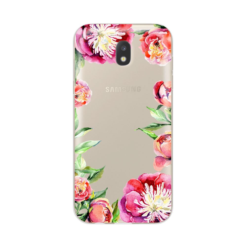 Husa Silicon Lemontti Art pentru Samsung Galaxy J5 2017, Spring Flowers