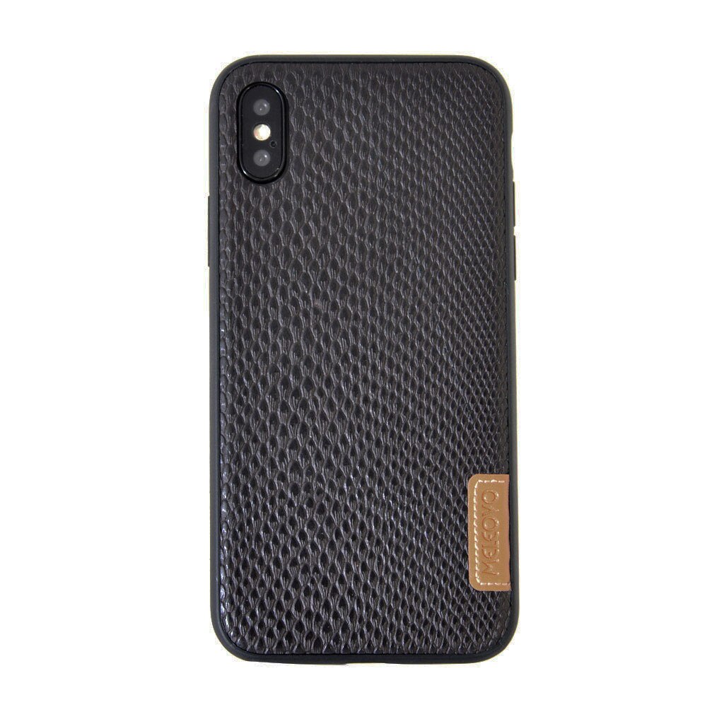 Carcasa Meleovo Snaky pentru iPhone X, Negru