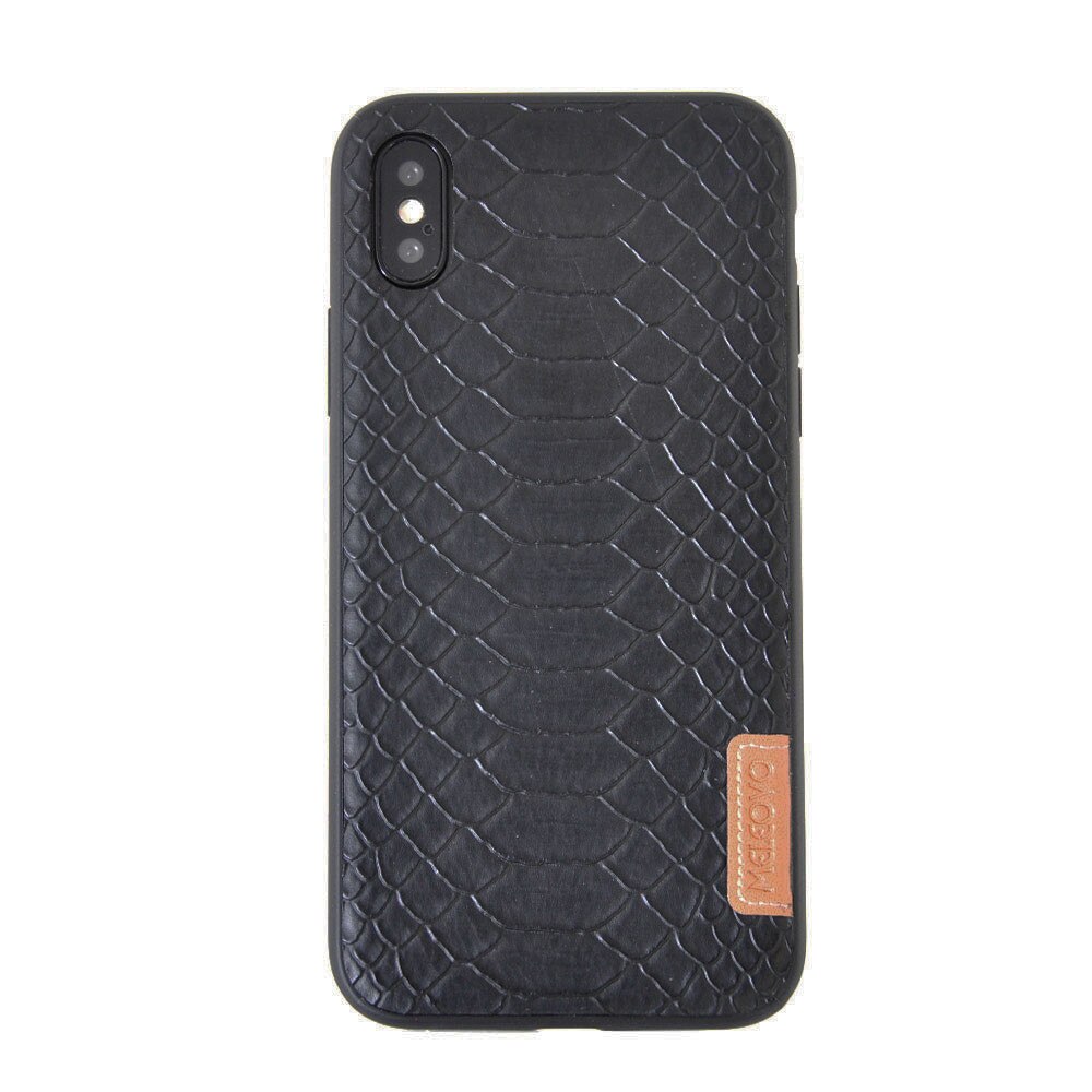 Carcasa Meleovo Python pentru iPhone X, Negru