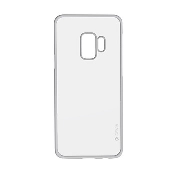 Husa Silicon Devia Glitter Soft pentru Samsung Galaxy S9, Argintiu Husa Silicon Devia Glitter Soft pentru Samsung Galaxy S9, Argintiu