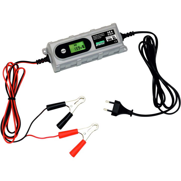 Зарядно за акумулатор AUTO PRACTIC 12V LCD display
