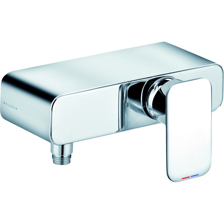Baterie de dus Kludi E2, monocomanda, finisaj Cromat