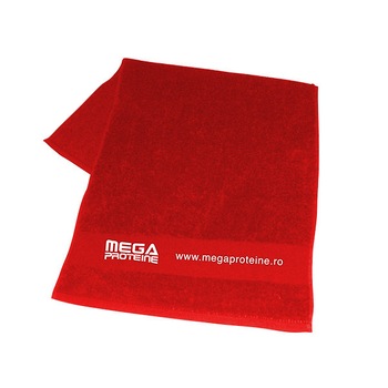 Prosop de sala Mega Proteine rosu 100 x 50 cm Prosop de sala Mega Proteine rosu 100 x 50 cm
