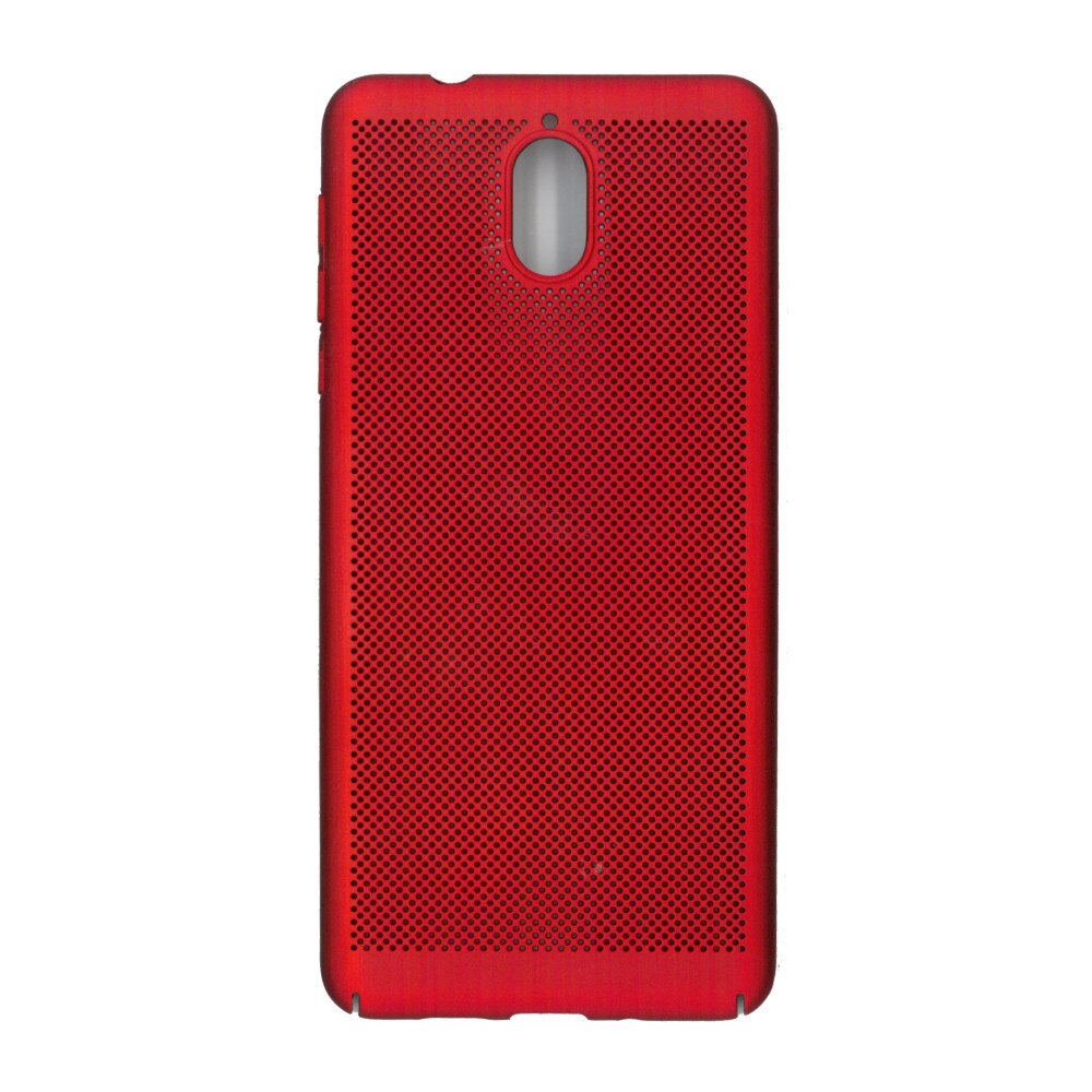 Husa de protectie spate, EuroCell Air, cu perforatii pentru Nokia 3.1, rosu