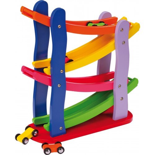 Circuit din lemn cu 4 masinute