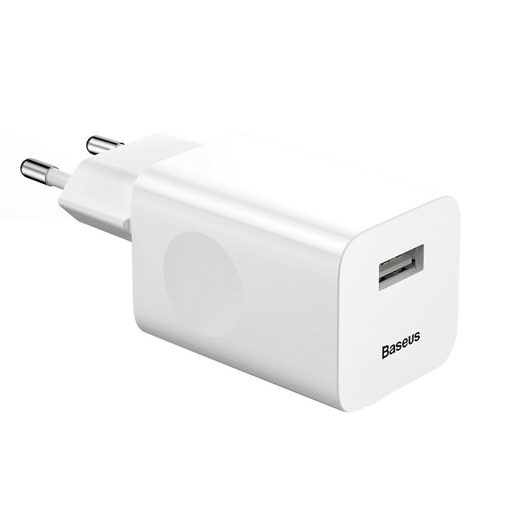 Incarcator Retea Baseus Quick Charger Single USB, 3 A, Alb