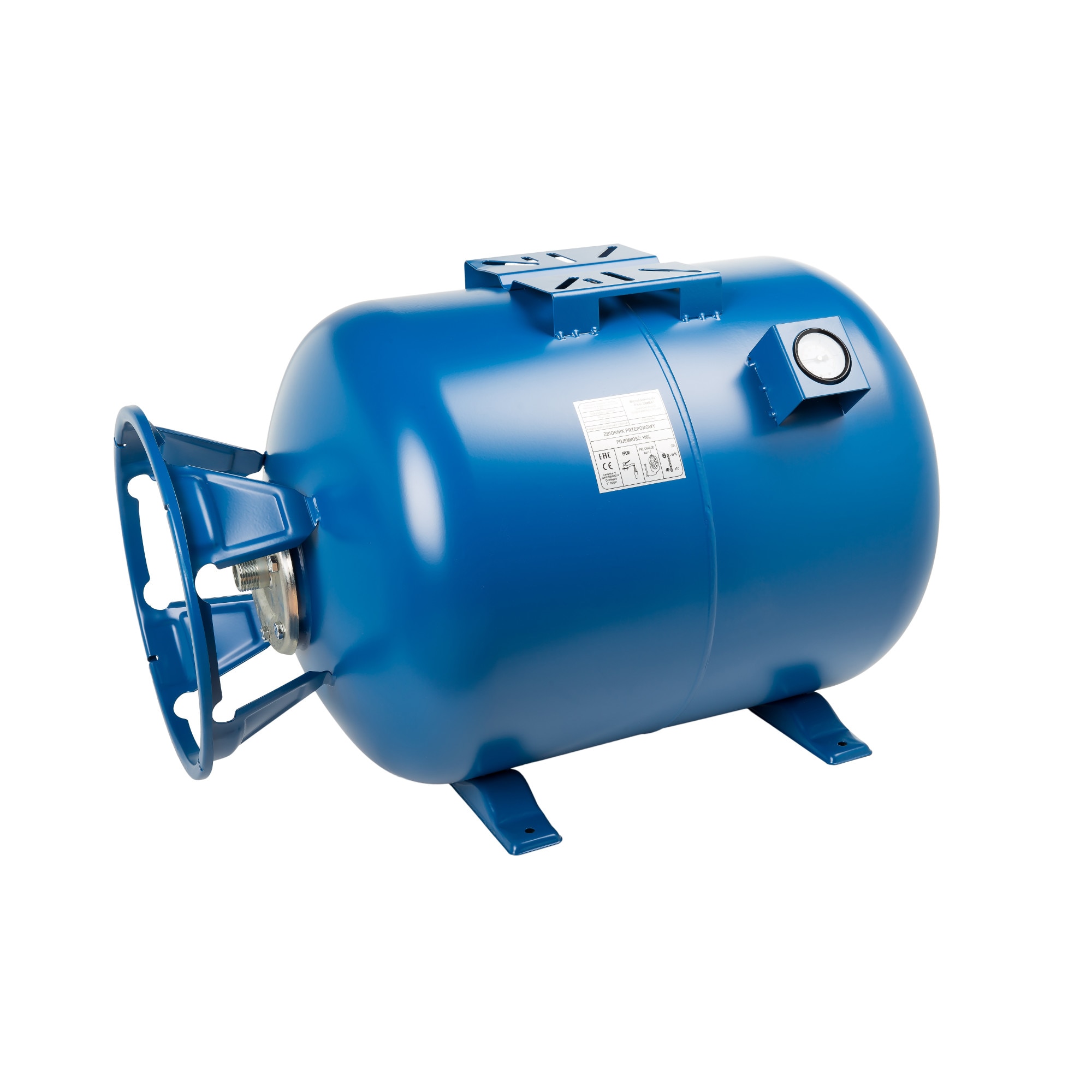 Rezervor vertical/orizontal Ibo Dambat + manometru 80 litri, IB220006