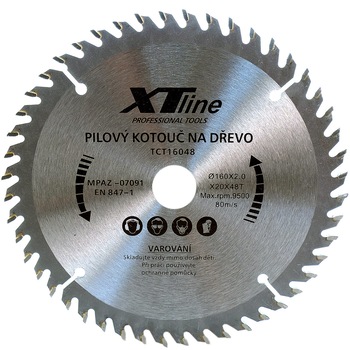 Disc circular 160mm, 48 dinti VIDIA - XTLINE Disc circular 160mm, 48 dinti VIDIA - XTLINE