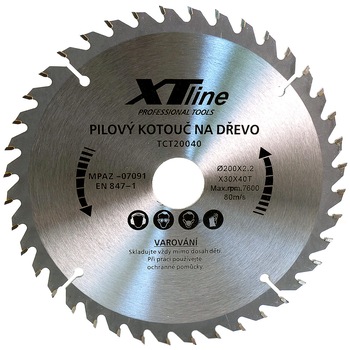 Disc circular vidia, 40 dinti, 180 mm, Xtline Disc circular vidia, 40 dinti, 180 mm, Xtline