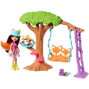 Set de joaca Aventura din parc Felicity Fox& Flick- EnchanTimals Set de joaca Aventura din parc Felicity Fox& Flick- EnchanTimals