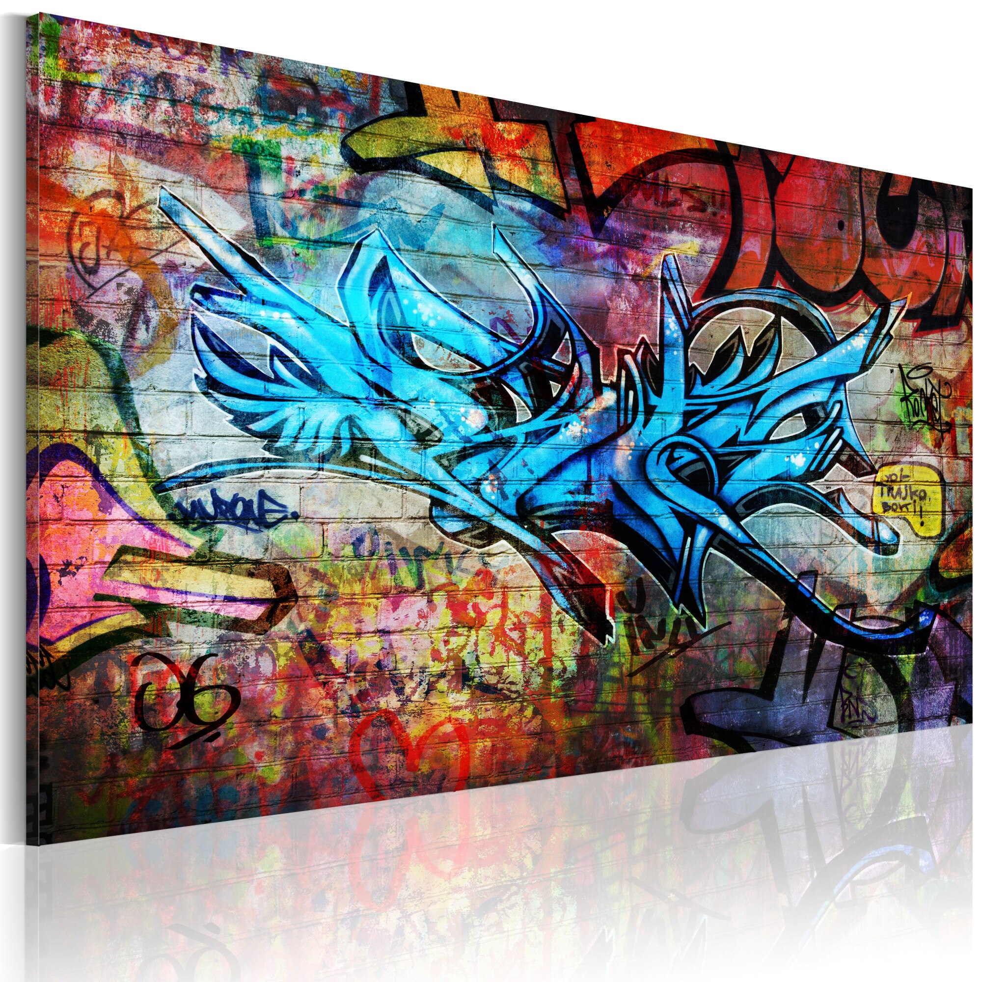Tablou canvas - Graffiti anonime - 60x40 cm