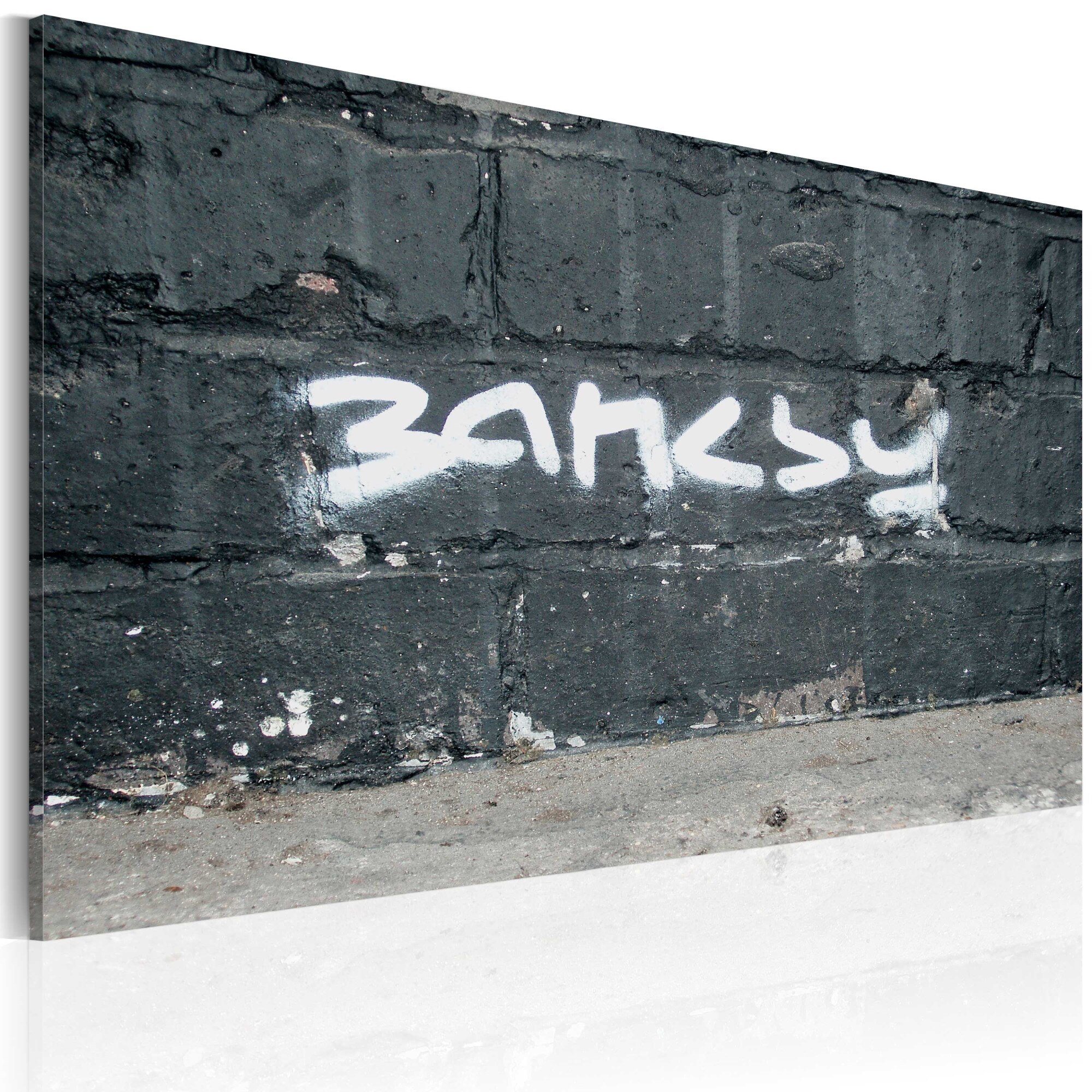 Tablou canvas - Banksy: semnatura - 60x40 cm