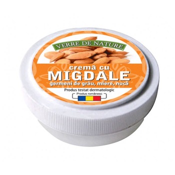 Crema cu migdale, germeni de grau, nuca si miere de albine 15 g Crema cu migdale, germeni de grau, nuca si miere de albine 15 g