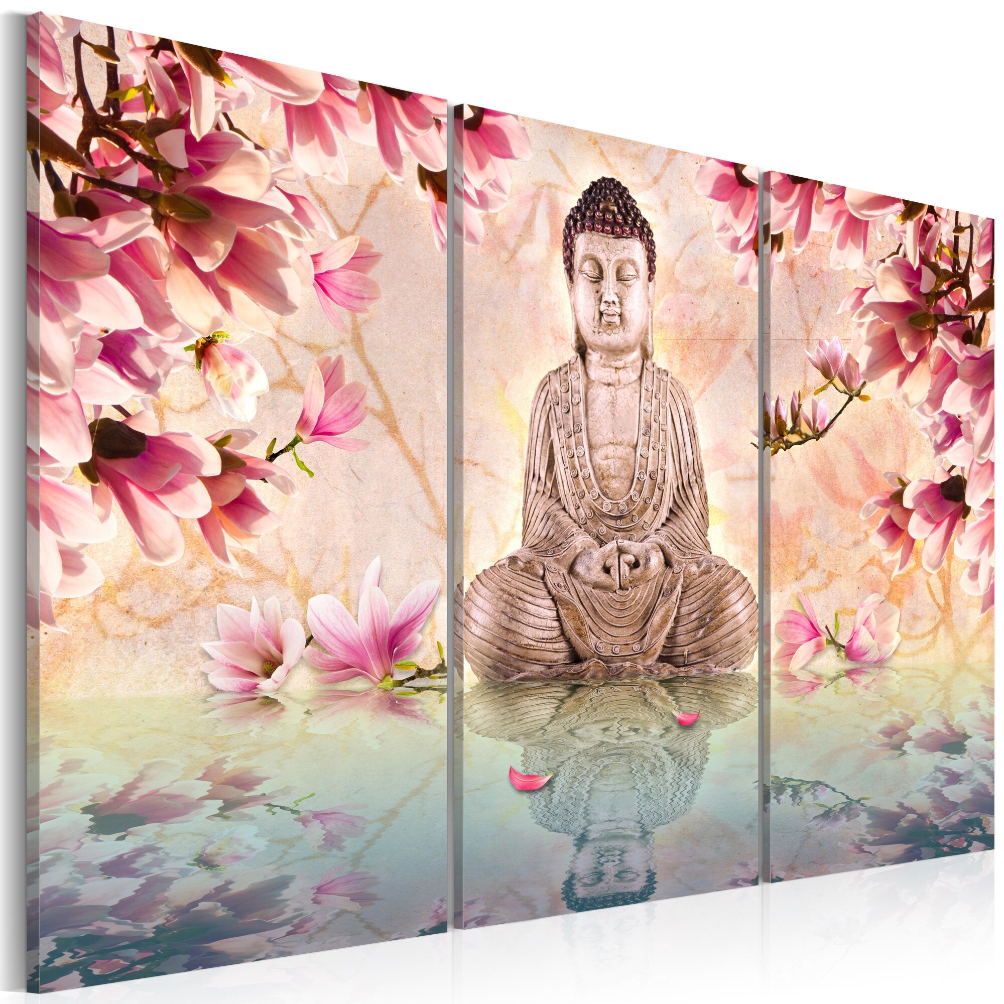 Tablou canvas 3 piese - Buddha meditatie - 120x80 cm