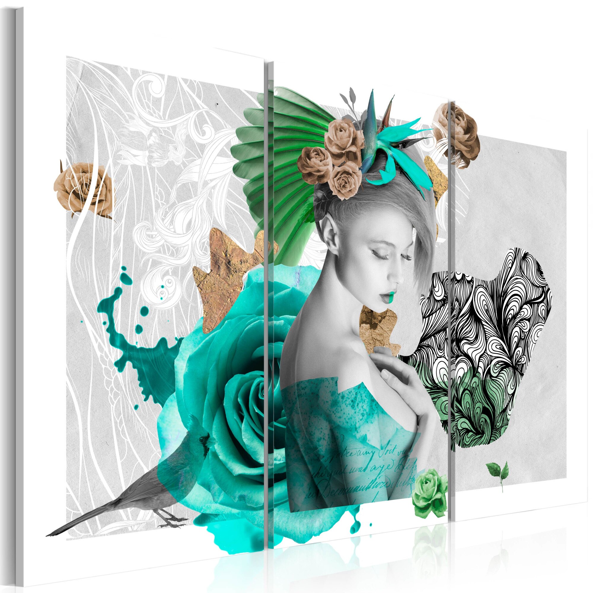 Tablou canvas 3 piese - Individualist - 120x80 cm