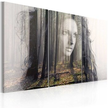 Tablou canvas 3 piese - Forest nymph - 60x40 cm Tablou canvas 3 piese - Forest nymph - 60x40 cm