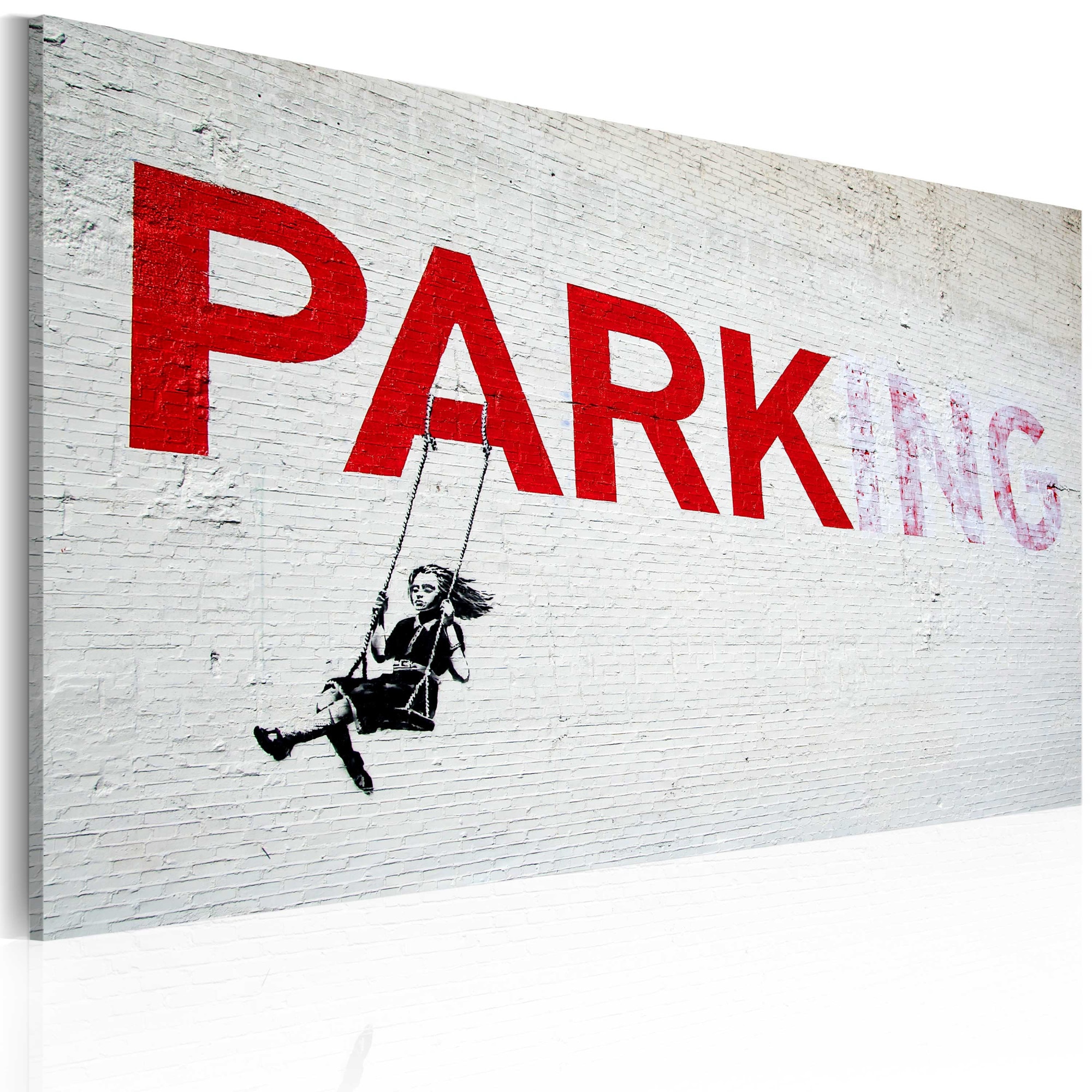Tablou canvas - Parcarea (Banksy) - 60x40 cm