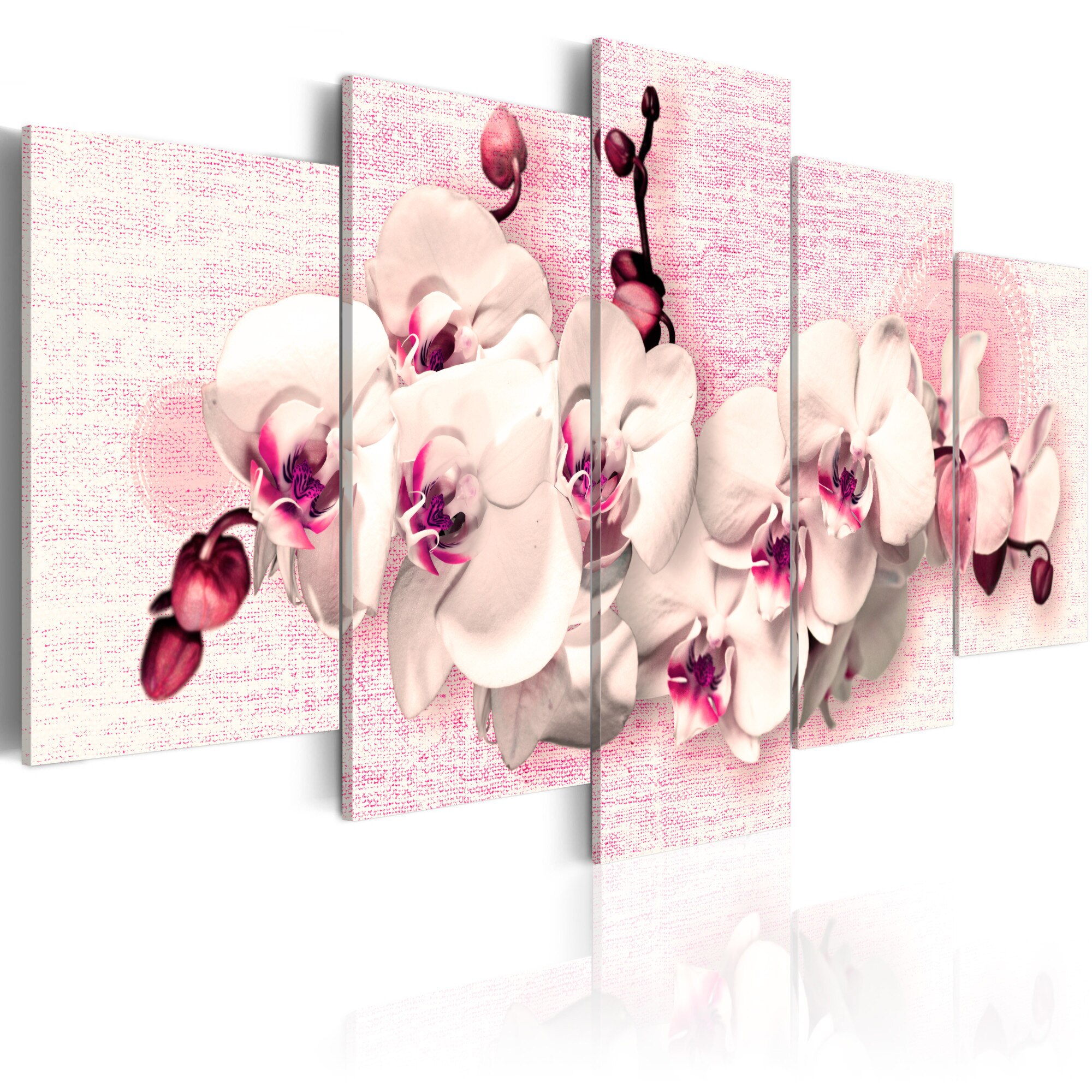Tablou canvas 5 piese - Metafora feminitatii - 200x100 cm