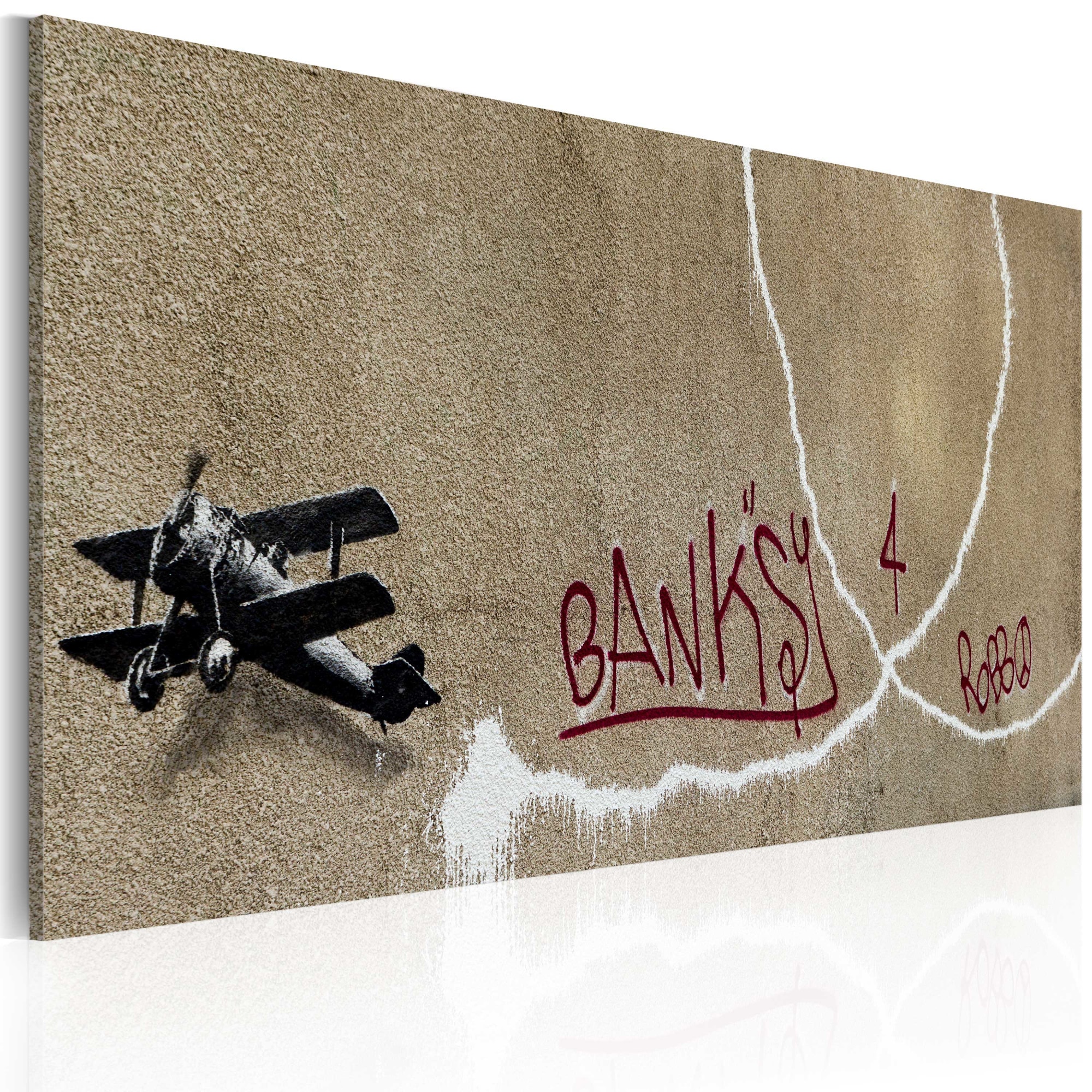 Tablou canvas - Planul de iubire (Banksy) - 60x40 cm