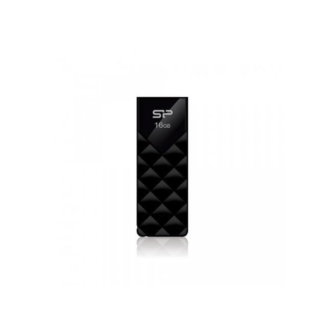 Memorie USB Silicon Power, 16GB, USB 2.0, Negru