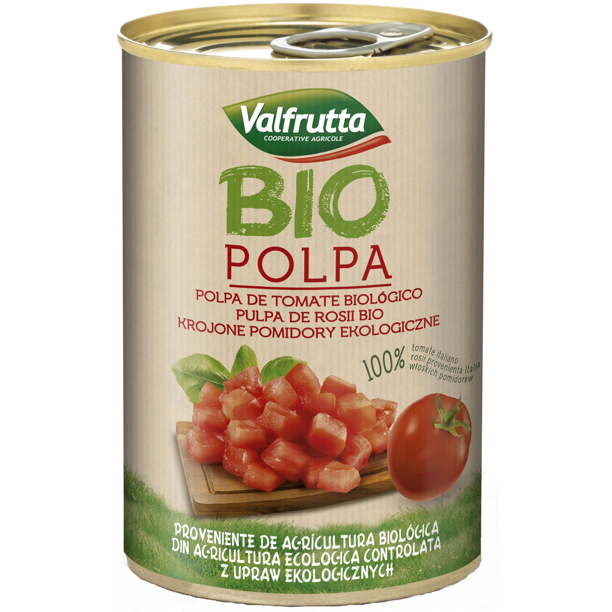 Pulpa de rosii 400g Valfrutta Bio