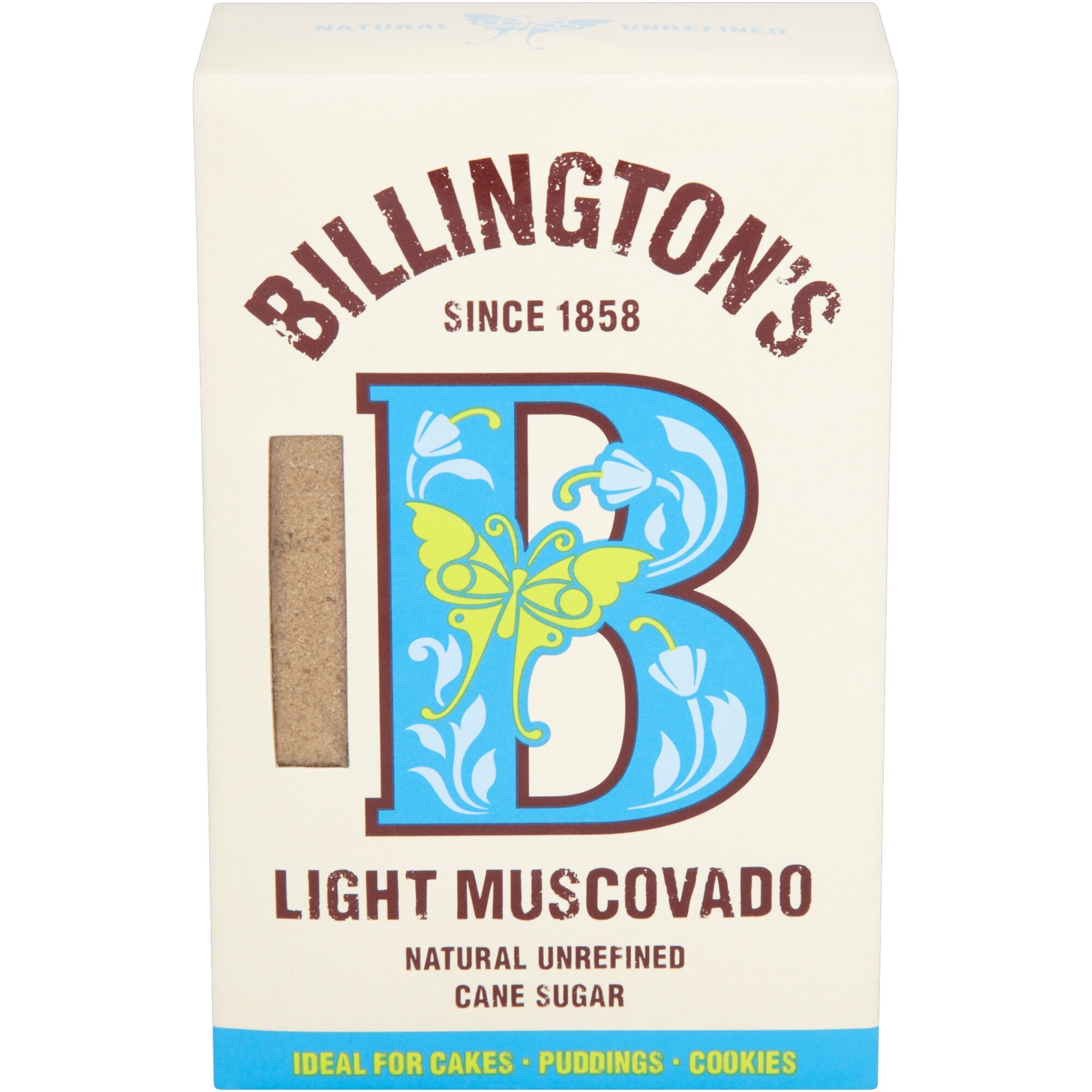 Zahar Light Muscovado 500g Billington's
