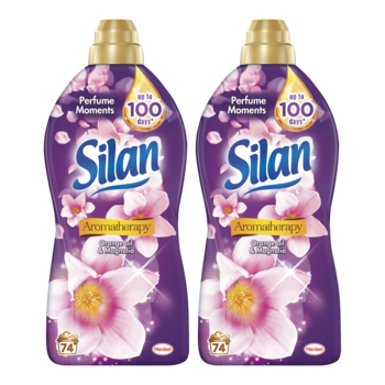 Pachet Promo: Balsam de rufe Silan Aromatherapy Orange Oil & Magnolia, 148 spalari, 2x1.85 L Pachet Promo: Balsam de rufe Silan Aromatherapy Orange Oil & Magnolia, 148 spalari, 2x1.85 L