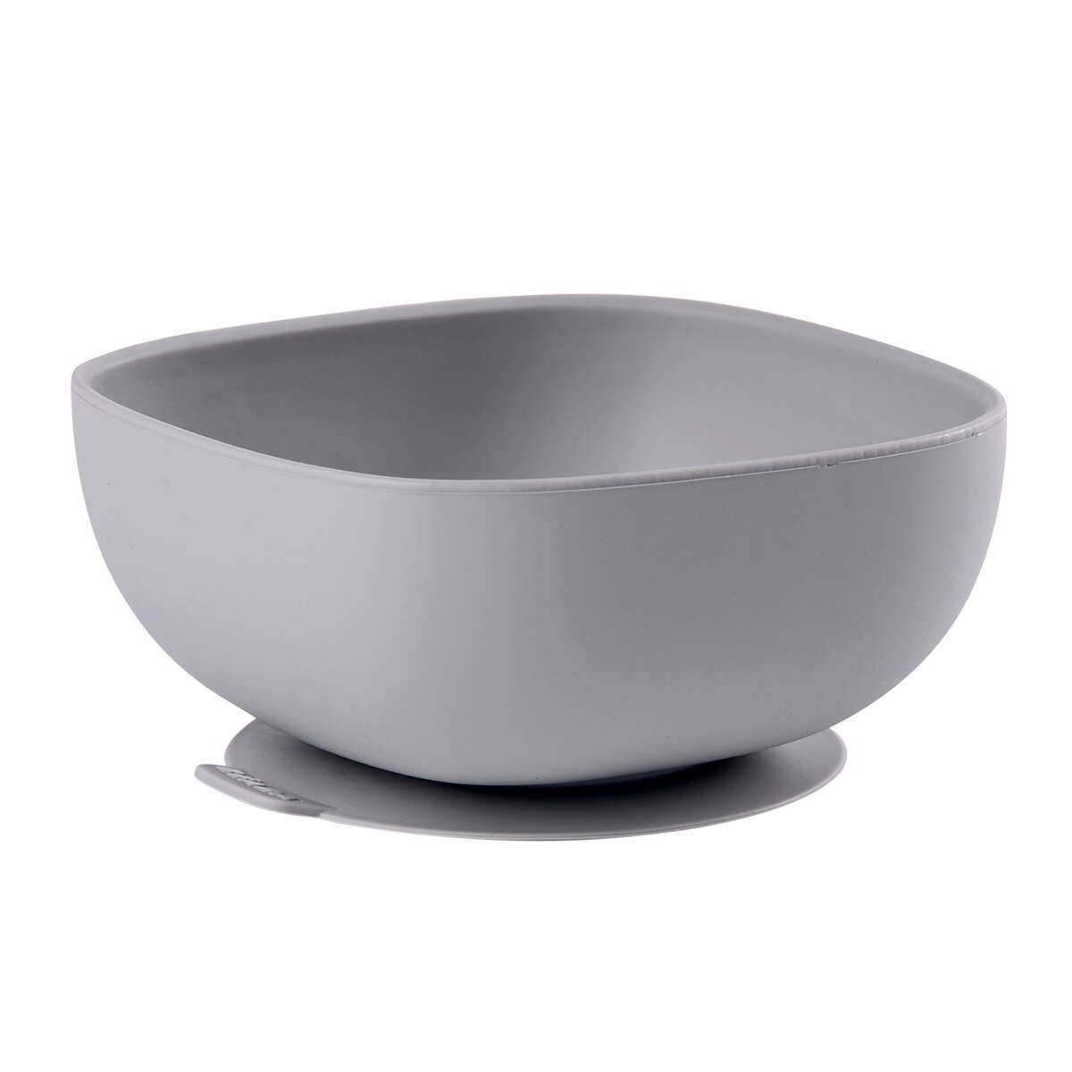 Bol Beaba din silicon cu ventuza, Gri