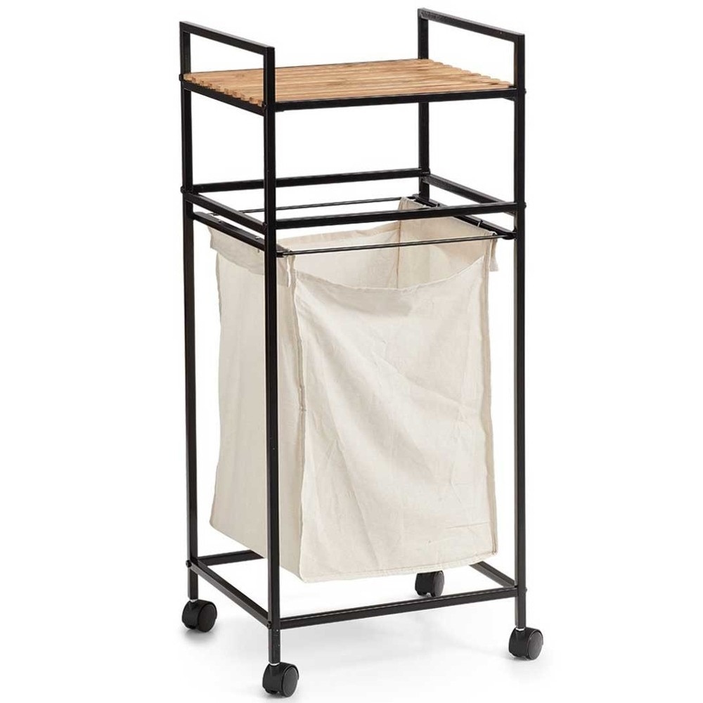 Cos rufe mobil, Zeller, Metal/Bambus, Alb