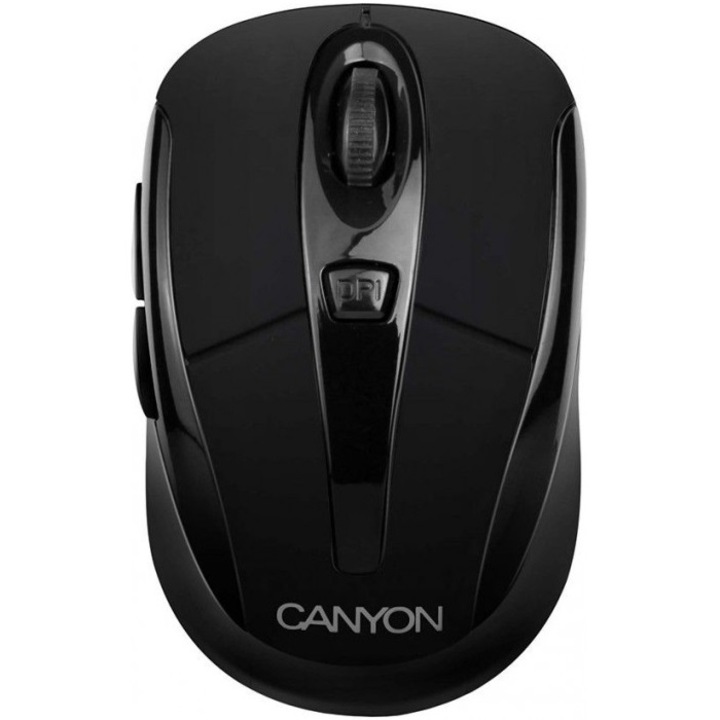 Mouse Wireless Canyon CNR-MSOW06B, 1600 DPI, USB, Negru