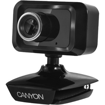 Web camera Canyon CNE-CWC1, 1.3 Megapixeli, USB2.0, Negru Web camera Canyon CNE-CWC1, 1.3 Megapixeli, USB2.0, Negru