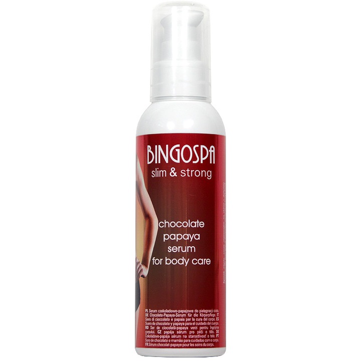 Ser pentru corp, BingoSpa, Ciocolata si papaya, 135 g