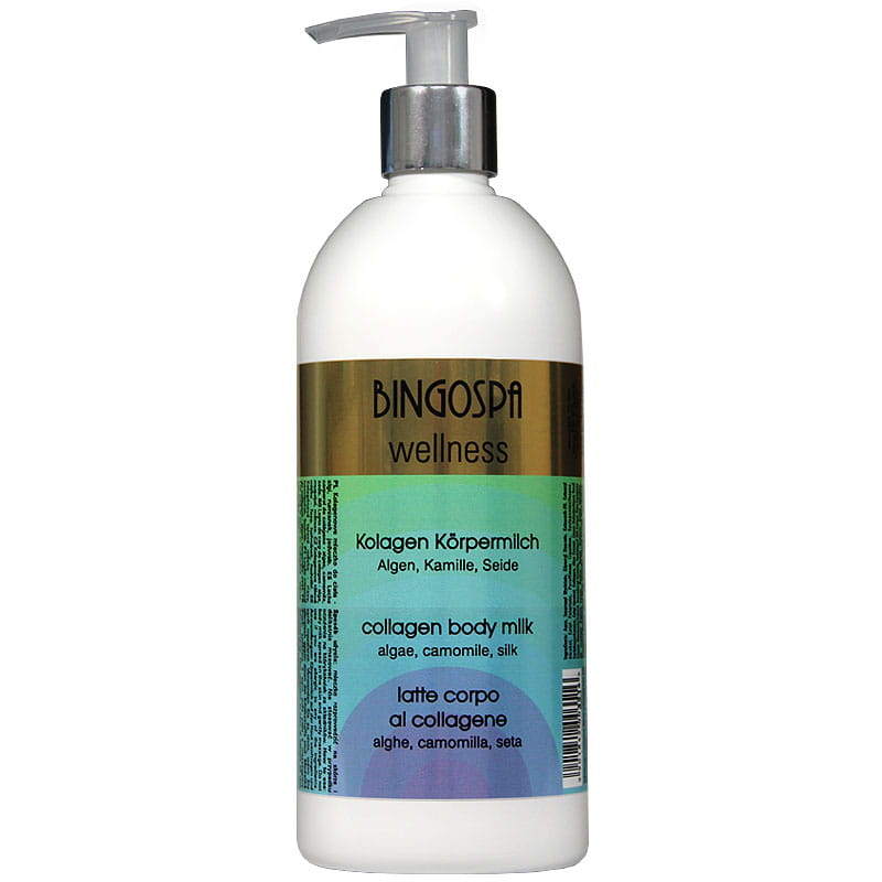 Lapte de corp BingoSpa, Cu colagen/proteine/alge, 500 ml
