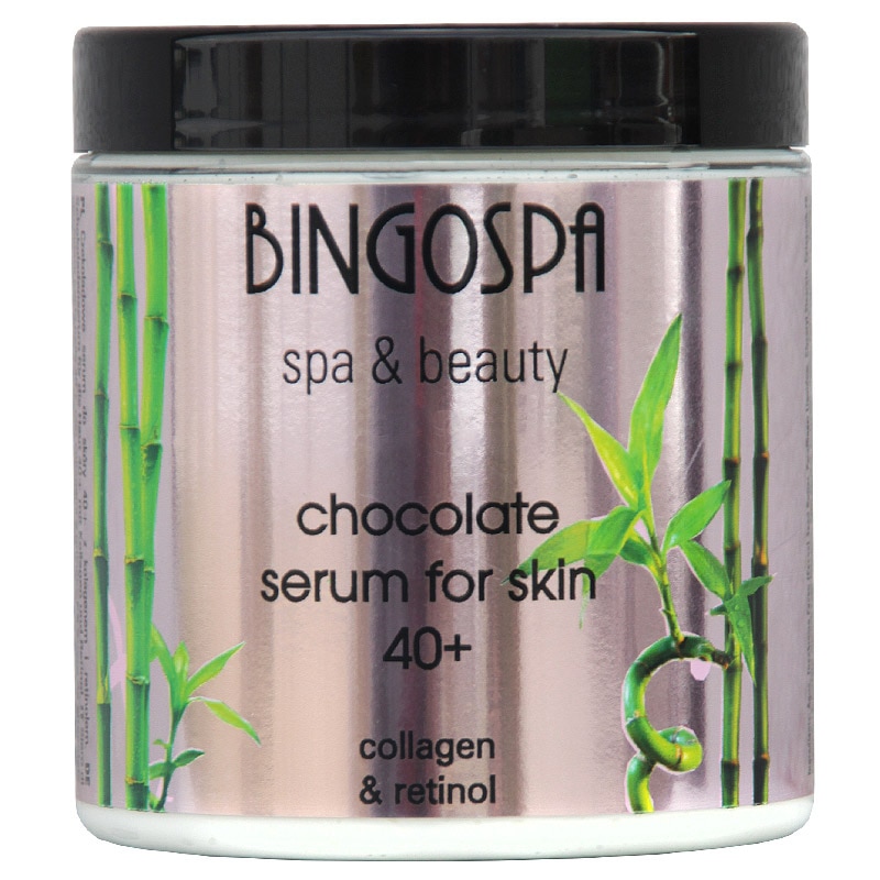 Ser cu ciocolata, colagen si retinol, BingoSpa, 40+, 250 g