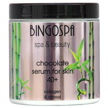 Ser cu ciocolata, colagen si retinol, BingoSpa, 40+, 250 g Ser cu ciocolata, colagen si retinol, BingoSpa, 40+, 250 g