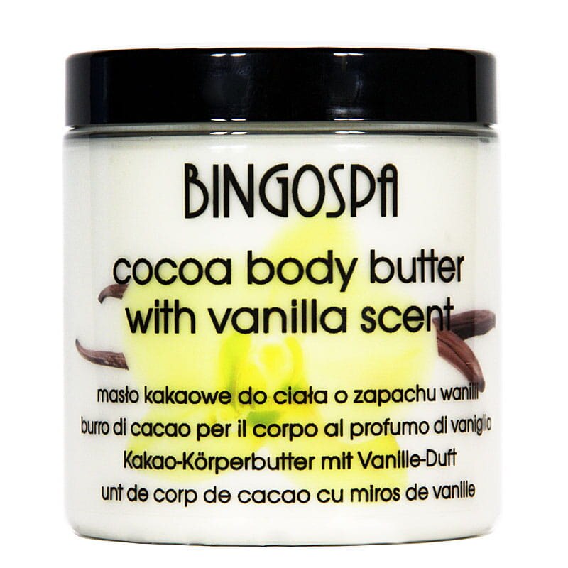 Unt hidratant de cacao, BingoSpa, Vanilie, 250 g