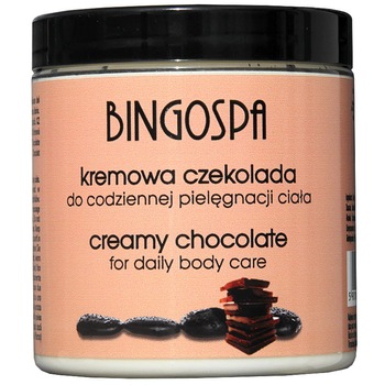 Crema de corp zilnica cu ciocolata BingoSpa, 400g Crema de corp zilnica cu ciocolata BingoSpa, 400g