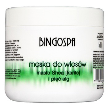 Masca de par BingoSpa, Unt de Shea si cinci alge, 500 g Masca de par BingoSpa, Unt de Shea si cinci alge, 500 g