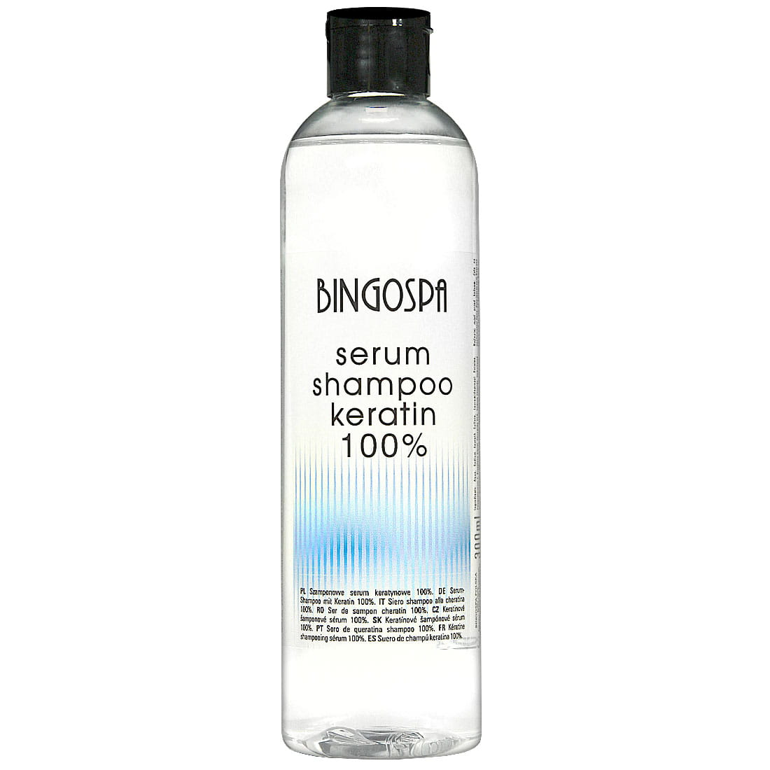 Sampon-ser BingoSpa, 100% Keratina, Pentru par deteriorat, 300 ml