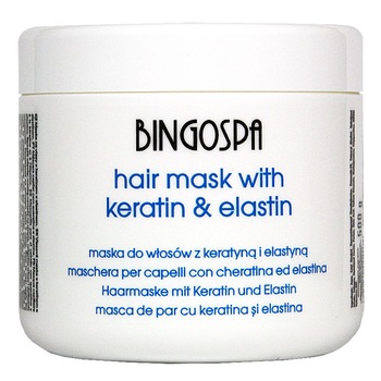 Masca de par BingoSpa, Keratina si elastina, 500 g Masca de par BingoSpa, Keratina si elastina, 500 g