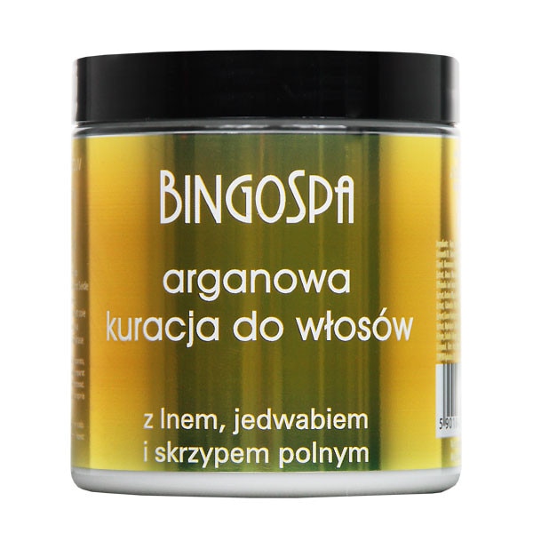 Tratament pentru par, BingoSpa, Ulei de argan, matase si coada soricelului, 250 g