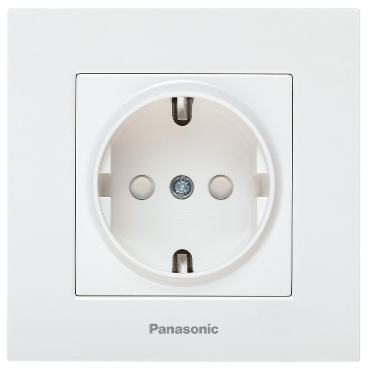 Контакт Panasonic Karre Plus, Бял