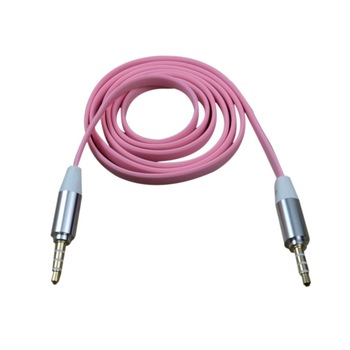 Cablu audio cu mufa Jack 3,5mm, 3m, Roz, BBL502 Cablu audio cu mufa Jack 3,5mm, 3m, Roz, BBL502